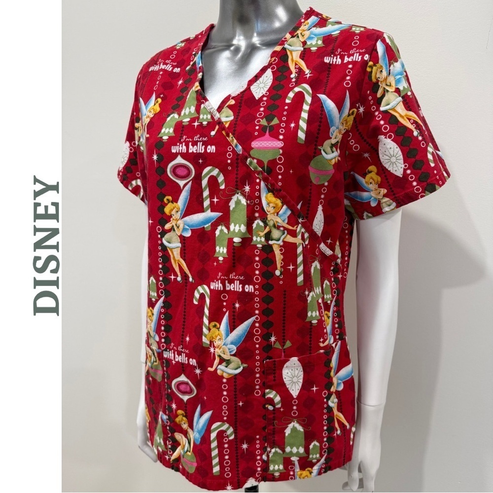 DISNEY Scrub Tops – Set of 2 (Holiday & Halloween Theme!) 🎃🎄
Size: Small Cotton - Picture 3 of 12